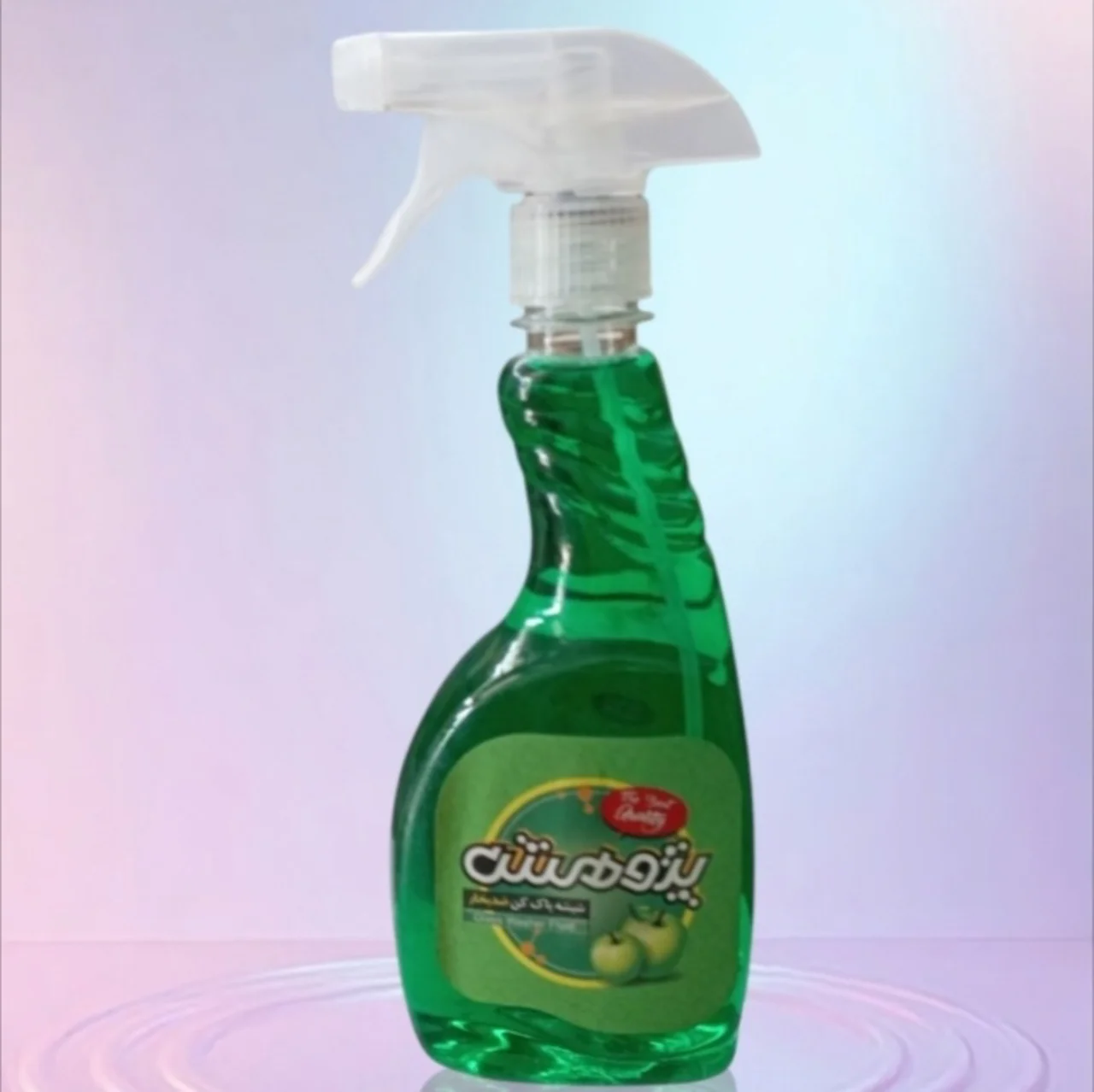 شیشه‌شوی ضدبخار پژوهش (Pazhoohesh)؛ دیدی شفاف با رایحه خوش سیب