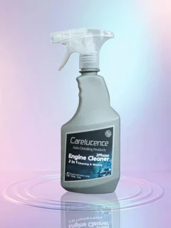 محلول موتور واکس ۲ در ۱ کرلوسنس | پاک‌کننده چربی و ایجاد لایه محافظ براق (530cc)